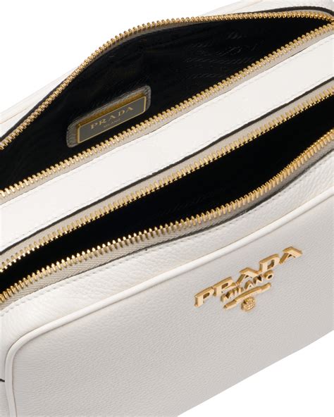 white prada cross body bag